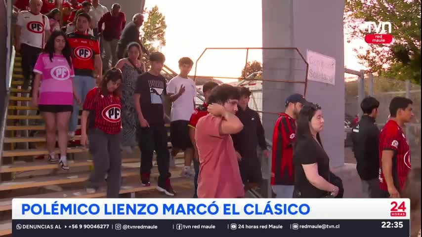 Polémico lienzo marcó el clásico del Maule