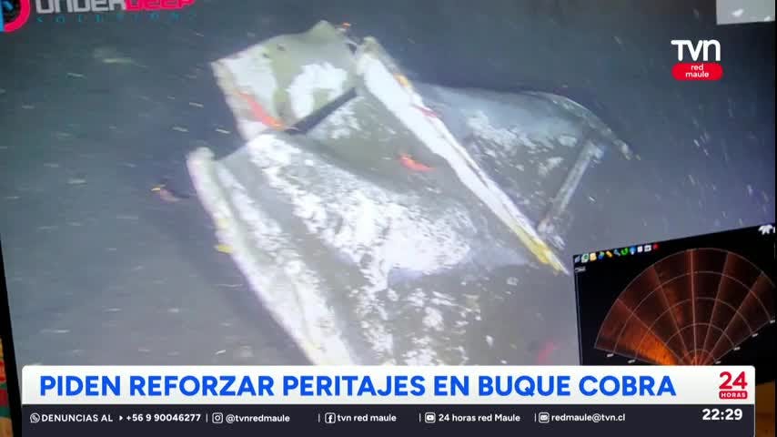 Piden reforzar peritajes en buque Cobra