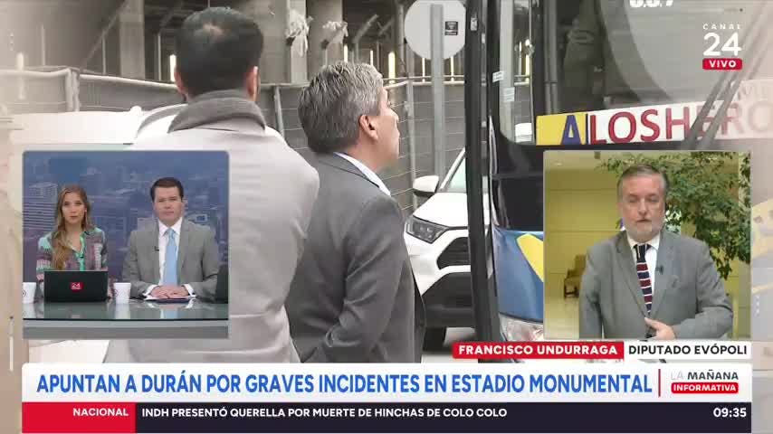 Undurraga arremete contra Durán: "Su negligencia y demora generó dos muertos"