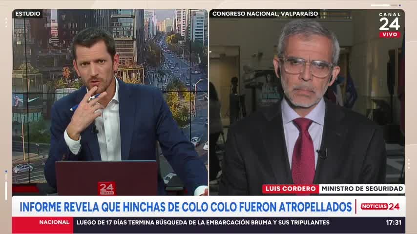 Ministro Cordero e informe sobre muerte de hinchas de Colo Colo: “La posición del Ejecutivo siempre ha sido esperar el resultado de las pericias”
