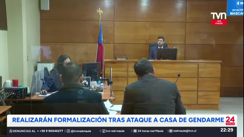 Este jueves realizarán formalización tras ataque a casa de gendarme de Cauquenes