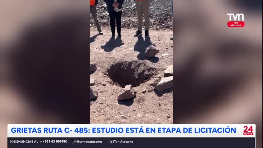 Estudiarán grietas en ruta que une Alto del Carmen y Vallenar