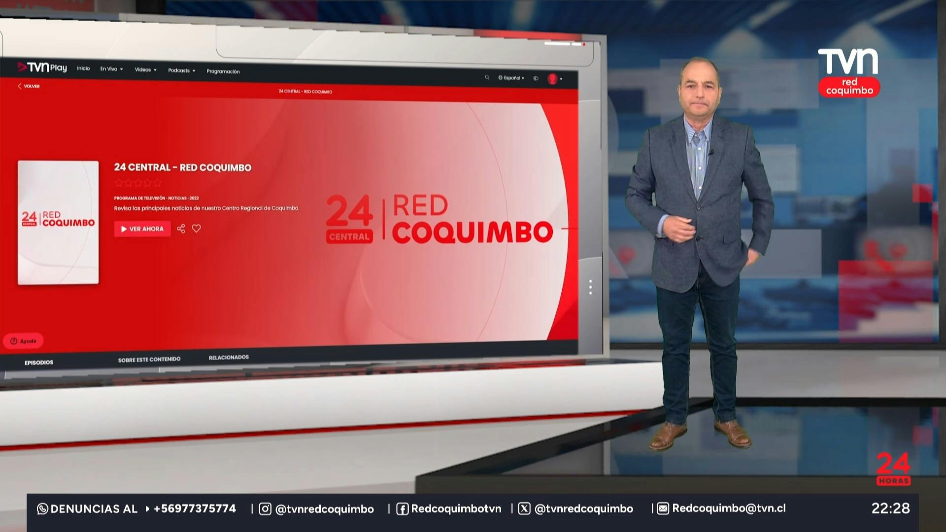 24 Horas Central Red Coquimbo - 16 de Abril  