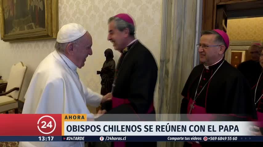 Obispos chilenos se reunieron con Papa Francisco en Roma