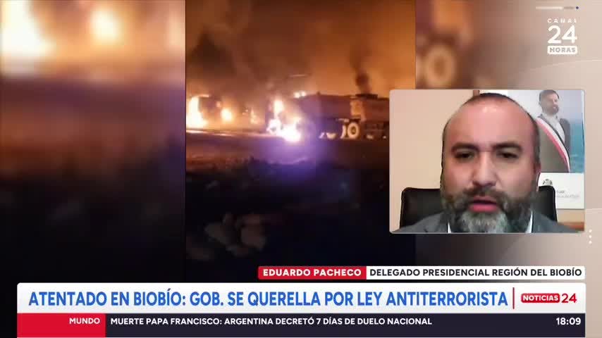 Delegado del Biobío y querella por atentado en Central Rucalhue: “Es una señal muy poderosa para la región”