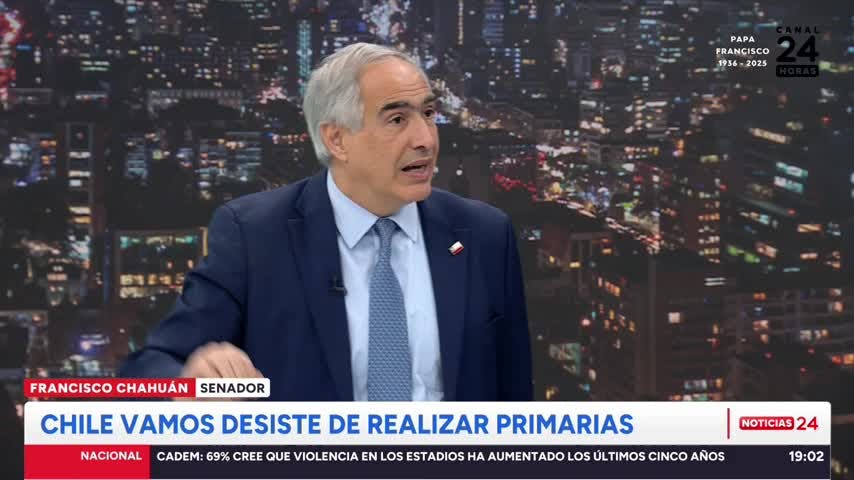 Chahuán: “Evelyn Matthei y el presidente del partido me pidieron que renuncie a RN para que haya primarias”