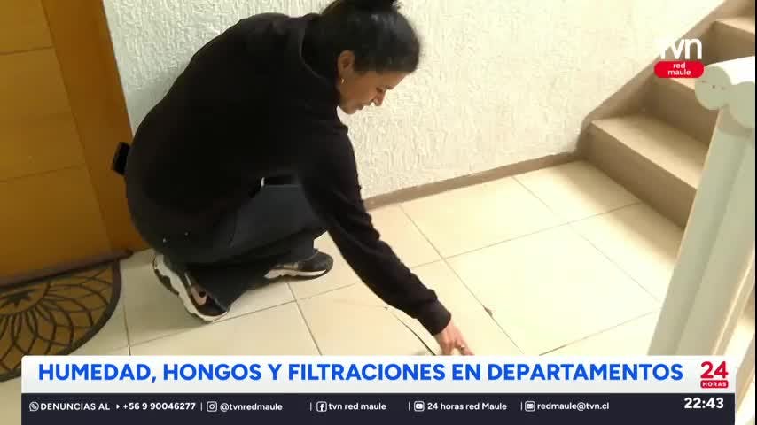 Denuncian filtraciones y humedad en departamentos