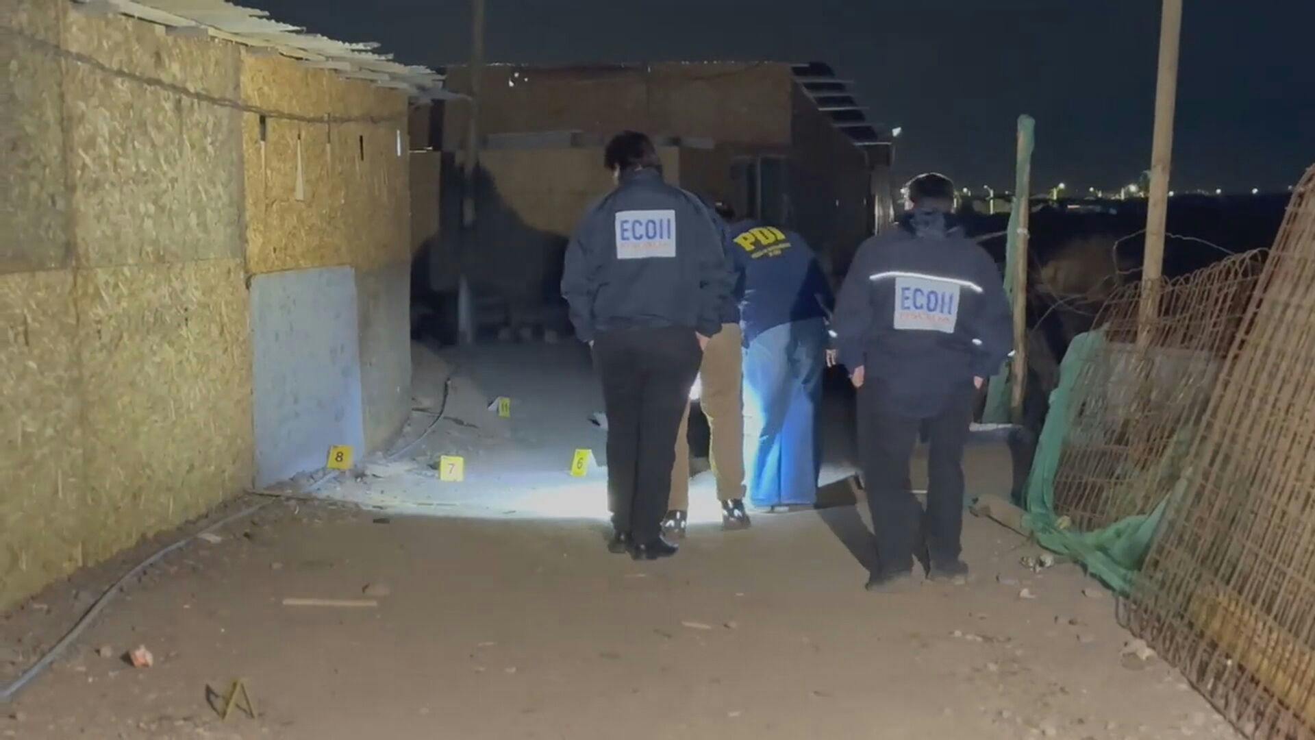 Fatal balacera en campamento de Colina: disputaban terrenos tomados entre familia chilena y extranjeros  