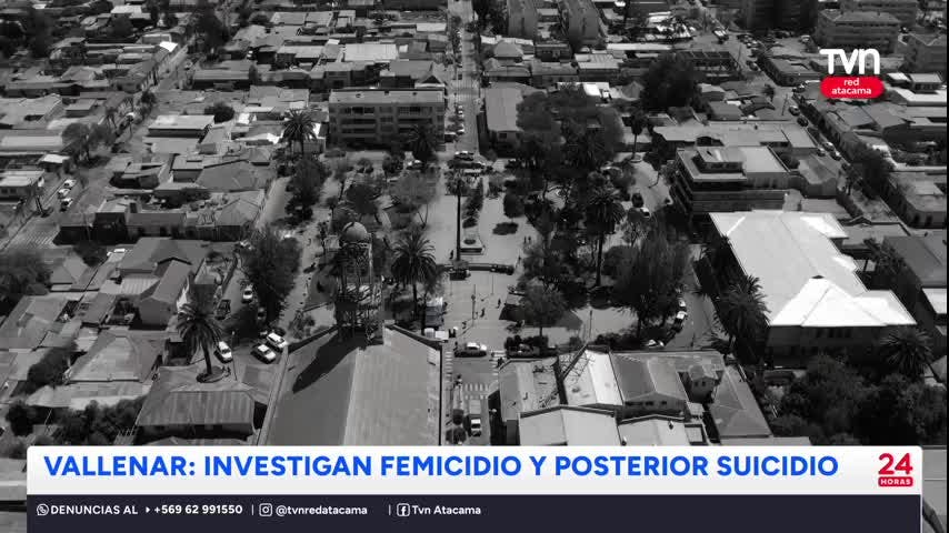 Investigan femicidio y posterior suicidio en Vallenar