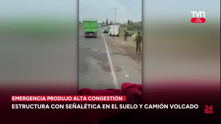 Nueva congestión en Ruta 5 Sur