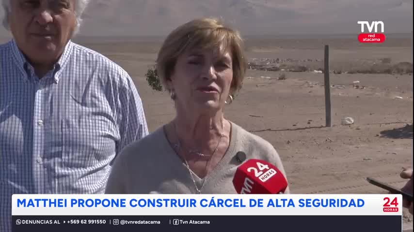 Matthei propone construcción de una nueva cárcel en Atacama