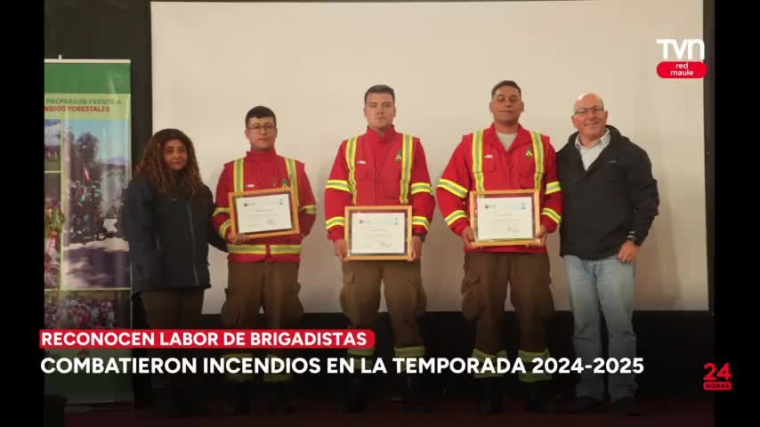 Brigadistas forestales de Conaf fueron reconocidos por su trabajo