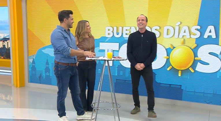 Se atrevió a imitar a Monse: Kramer visitó el "Buenos Días a Todos"