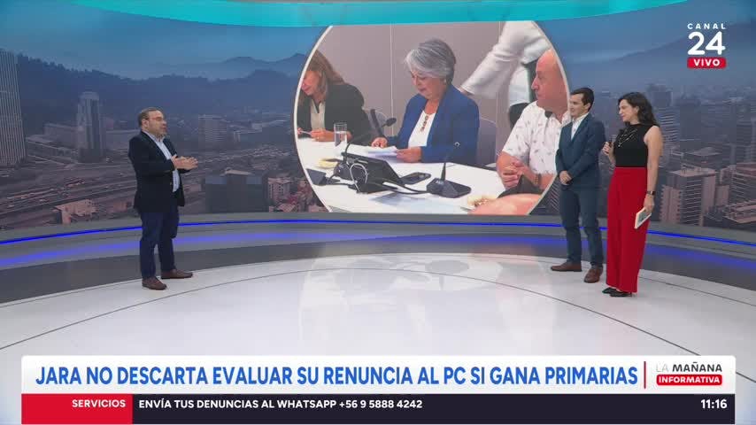 Barrera por futuro de Jara: "Sería antidemocrático pedirle a alguien dar gesto de unidad renunciando a su partido"