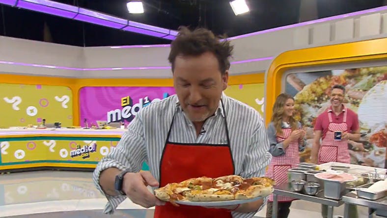 ¡Mamma mía!: Daniel Fuenzalida nos sorprende con unas exquisitas pizzas 