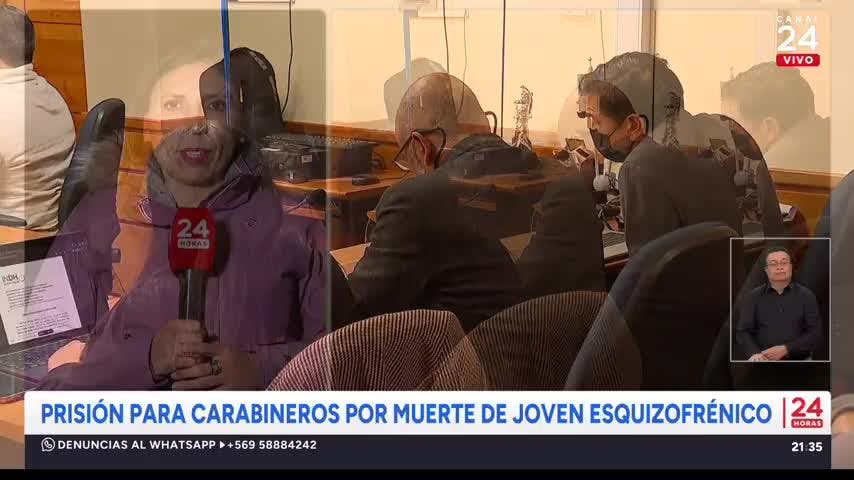 Prisión para carabineros por muerte de joven esquizofrénico confundido por ladrón