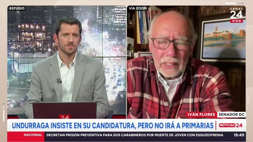 Senador Flores por Undurraga: “Si no hay primarias donde esté la DC, no hay candidatura presidencial”