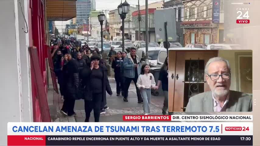 Director de Sismología y cancelación de alerta de tsunami tras terremoto en sl sur: “El impacto nunca se sabe hasta que se mide”