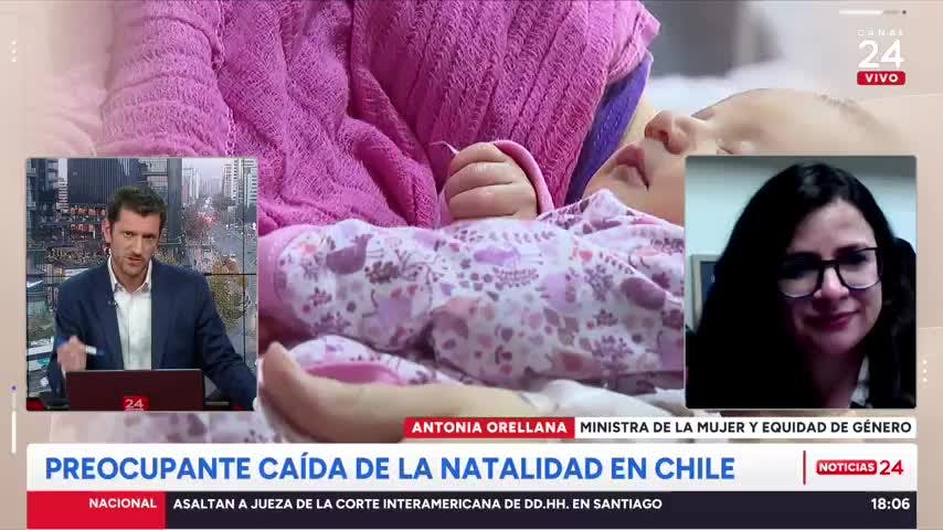 Ministra Orellana y caída de la natalidad: “El descenso radical del embarazo adolescente es algo que debe alegrarnos”