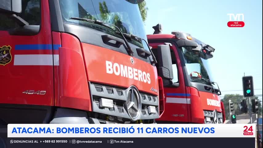 Entregan modernos carros a Bomberos