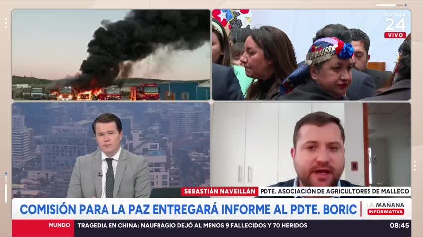Sebastián Naveillán: informe de la Comisión para la Paz tiene "términos cercanos al octubrismo"