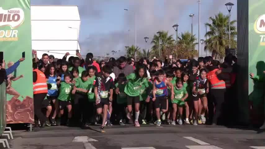 Más de 15 mil personas participaron de Corrida Milo en Concepción