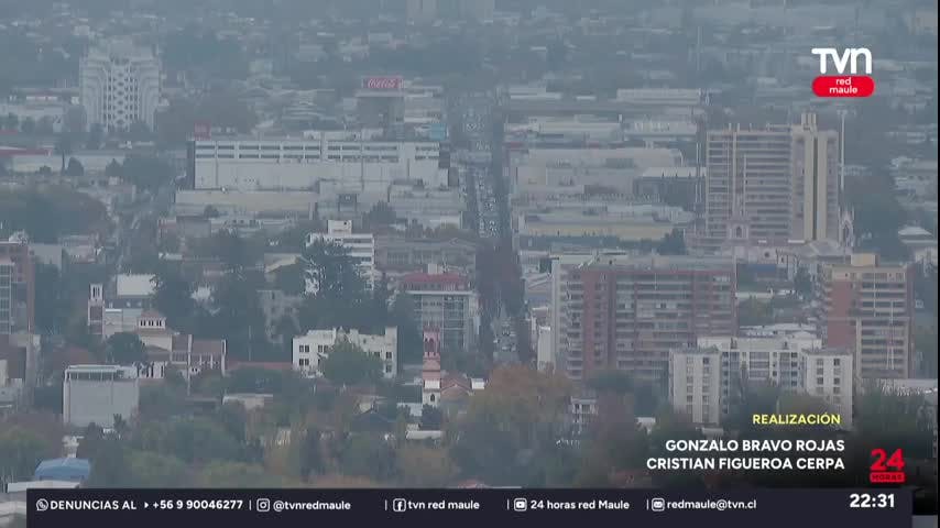 Primera alerta ambiental del año en Talca y Maule