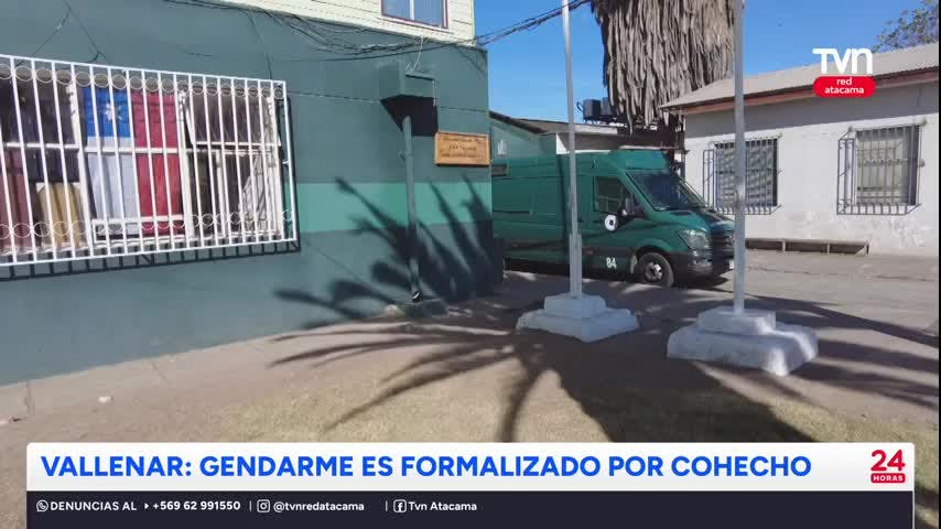 Formalizan a gendarme por delito de cohecho