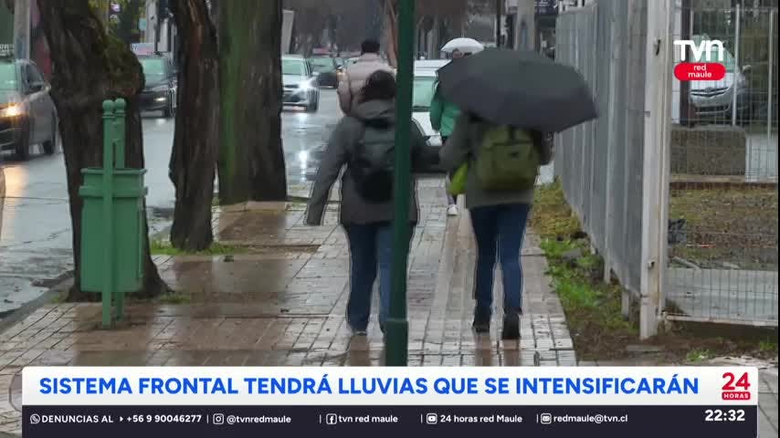 Llega la lluvia a la región del Maule
