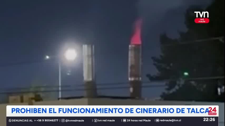 Suspenden funcionamiento de cinerario en Talca 
