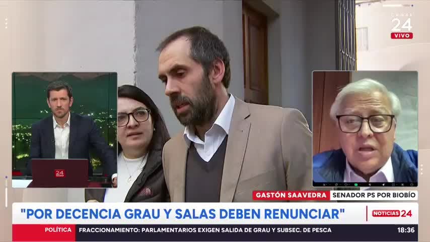 Senador Saavedra pide renuncias de ministro Grau y subsecretario Salas: “Hay falta de prolijidad al presentar datos”