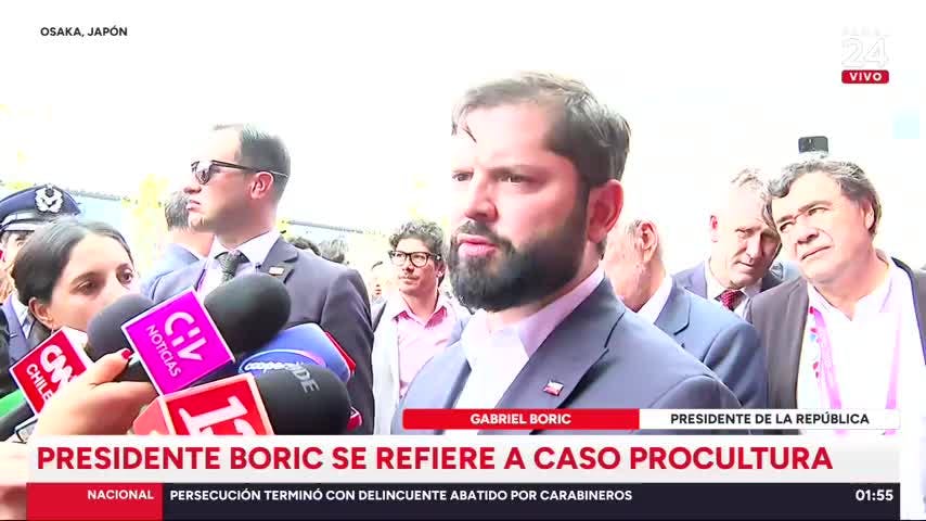 Presidente Boric por filtraciones de Caso ProCultura: "Las instituciones deben funcionar caiga quien caiga"