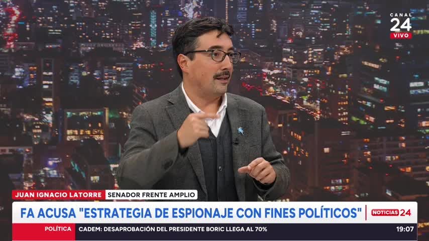Senador Latorre y acusación de espionaje contra fiscal Cooper: “La línea del Presidente Boric es la correcta, no hay que perseverar en esa tesis”
