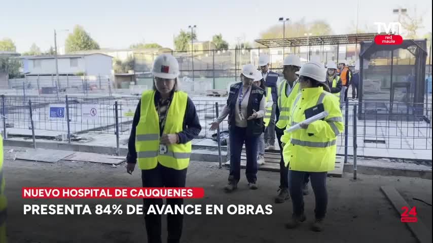 Nuevo hospital de Cauquenes presenta 84% de avance en sus obras