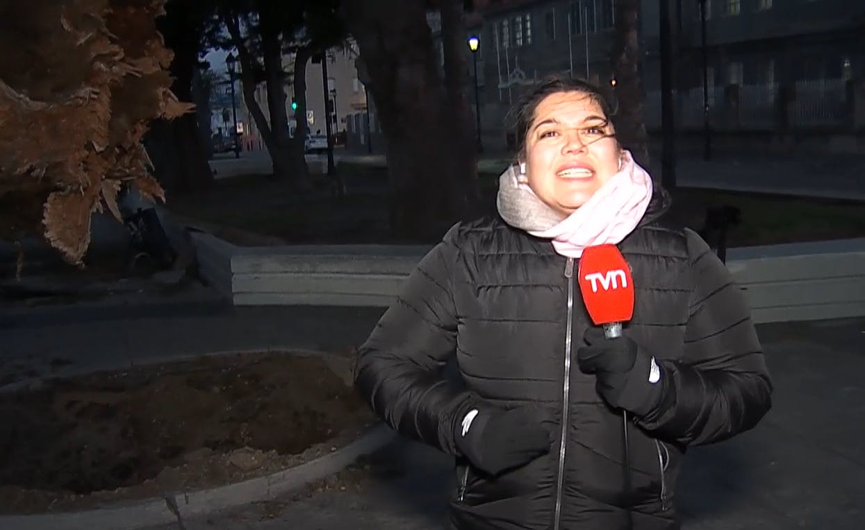 Punta Arenas vive vientos "intratables" de más de 100 km/h 