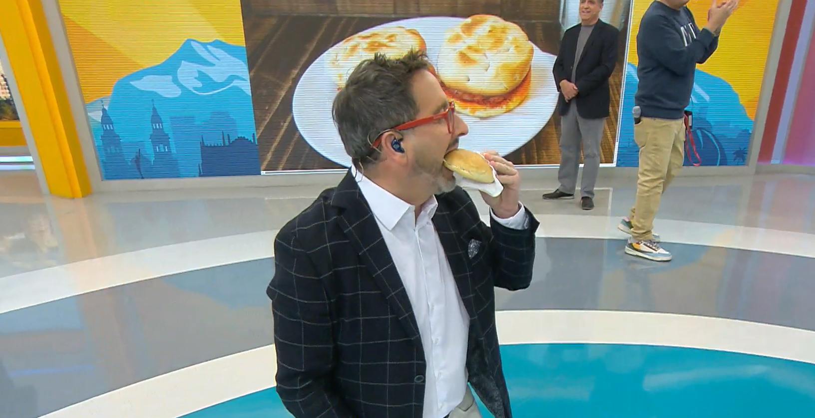 Y todo por una hallulla: La pataleta de Eduardo Fuentes en el "Buenos Días a Todos" 