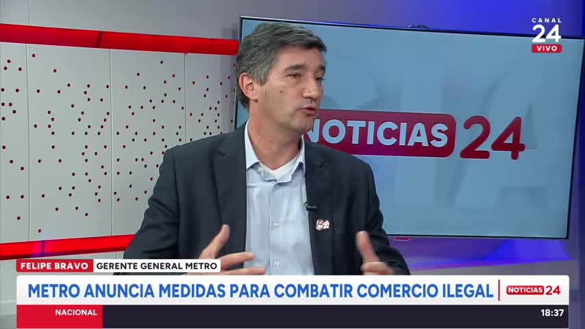 Gerente de Metro y prohibición a carros de supermercado: “Detrás del comercio ilegal hay organizaciones delictuales y mafias”