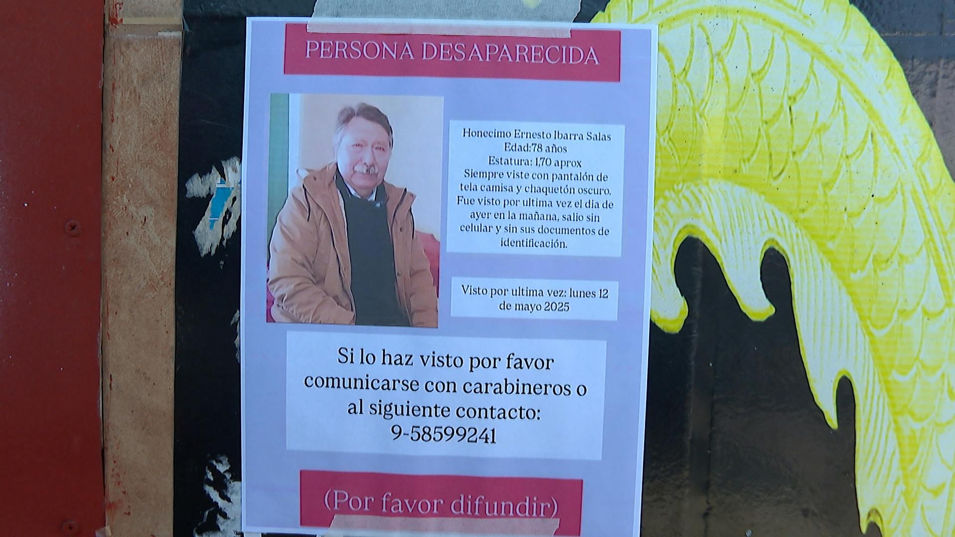 Reconocido comerciante de 78 años se encuentra extraviado