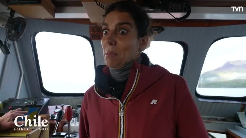 María luisa Godoy se embarca a un viaje al fin del continente en "Chile Conectado"