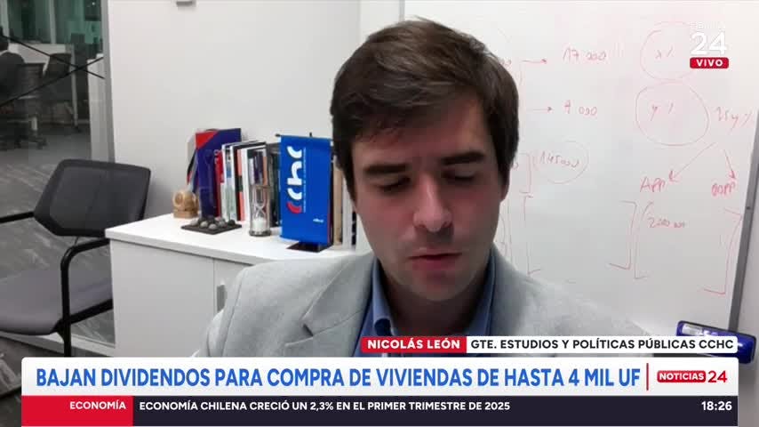 CChC valora proyecto que reduce dividendos para comprar viviendas nuevas