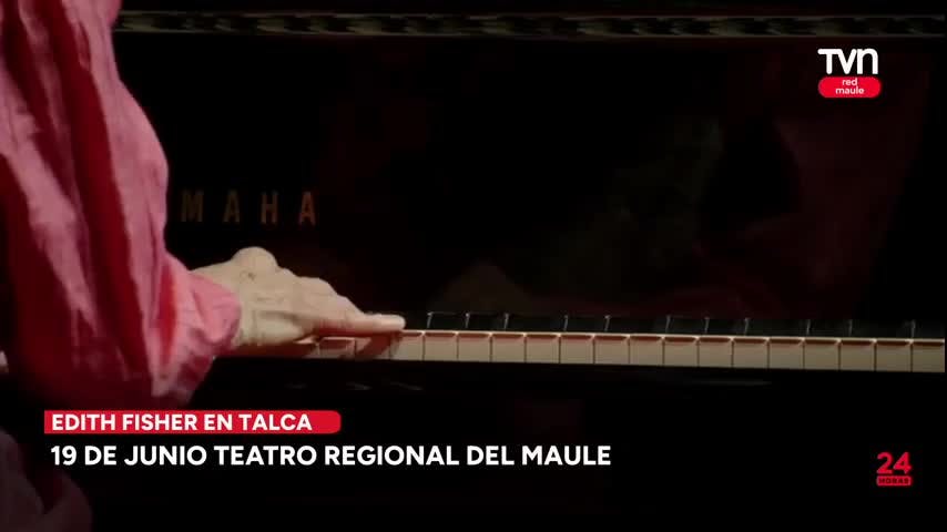Edith Fisher llega a Talca este 19 de junio
