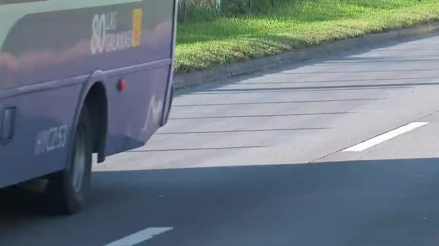 Taxibus perdió ruedas traseras durante recorrido
