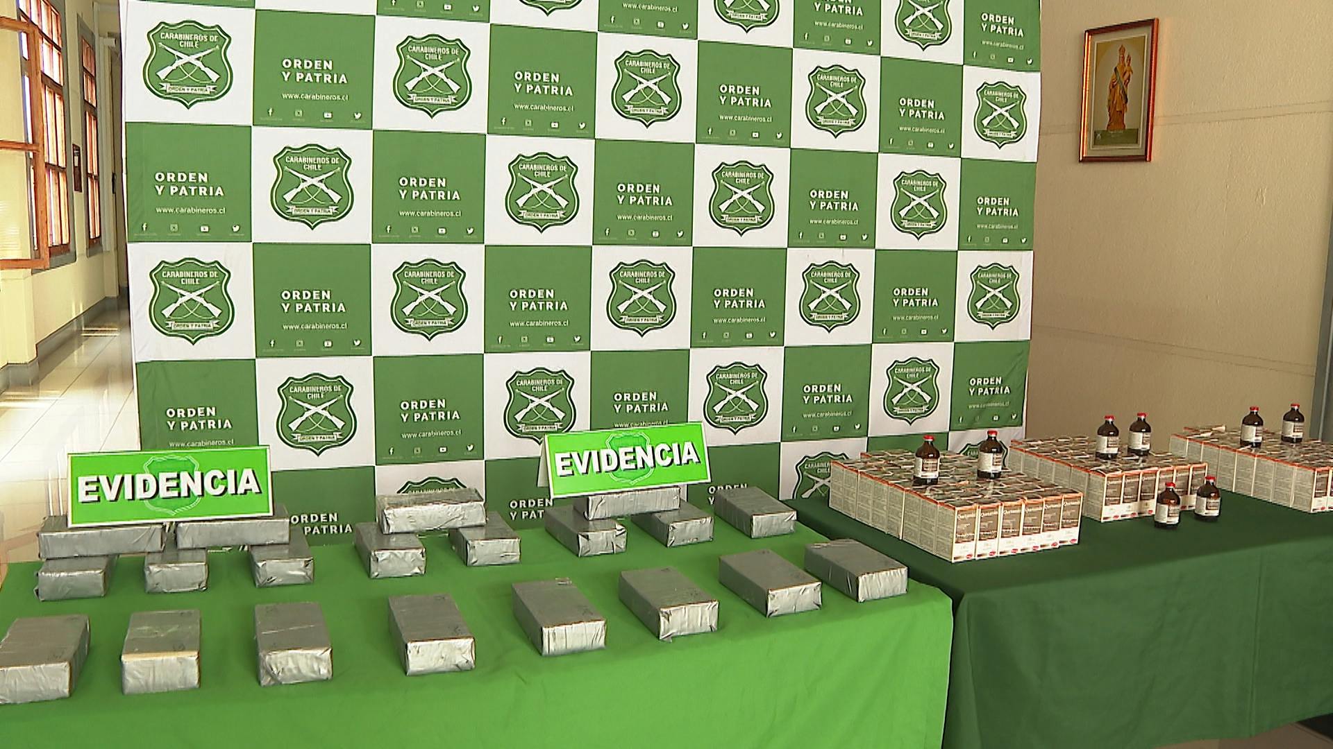 Carabineros decomisa cocaína y ketamina