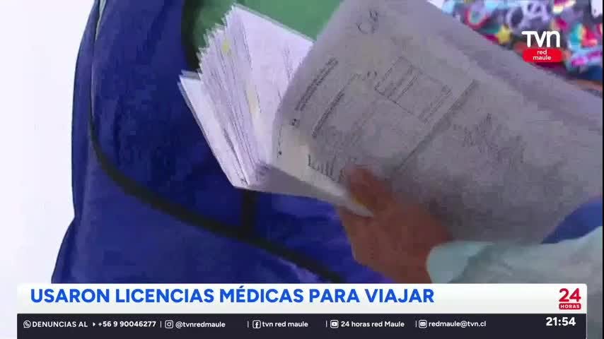 Detectan uso de licencias para viajar