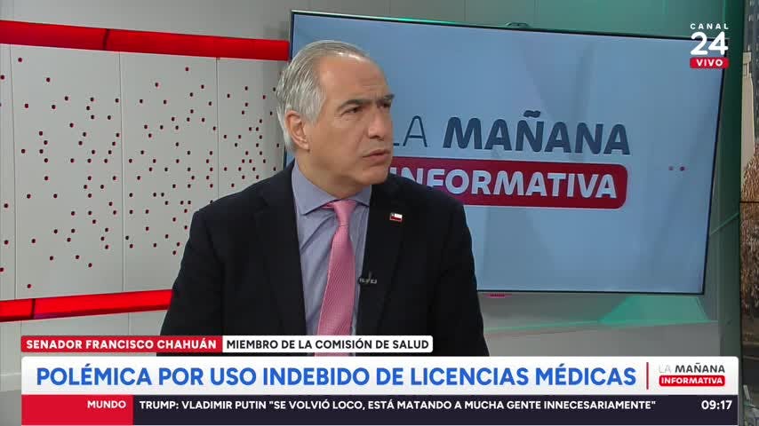 Chahuán rechaza aborto: "Presidente, no distraiga a la gente con temas ideológicos"