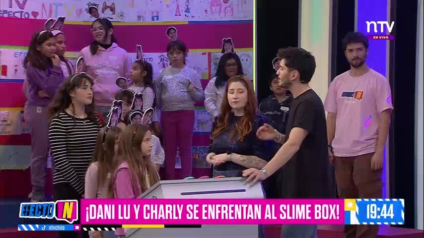 Slime Box | Dani Lu vs Charly ¿Quién caerá en la lluvia de slime?