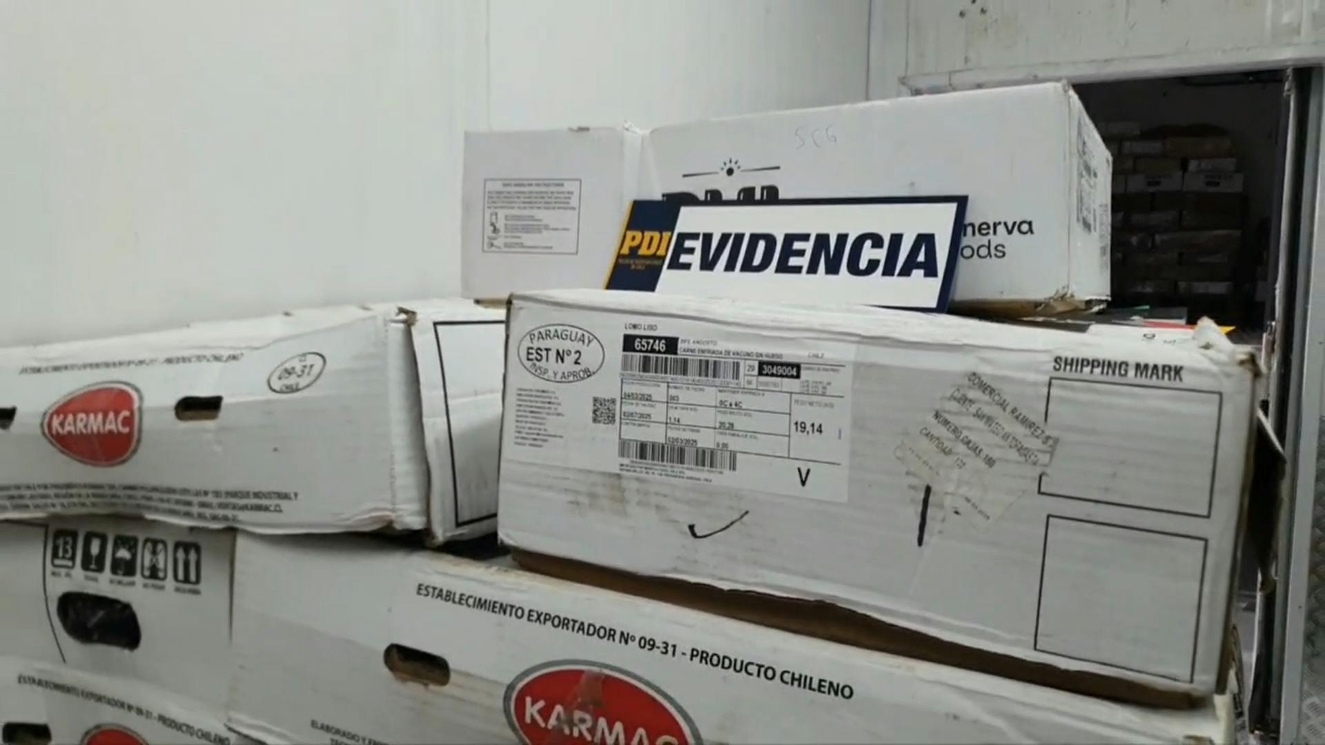 Síntesis regional de noticias: recuperan carne robada avaluada en 12 millones de pesos