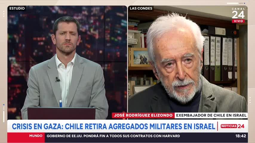 José Rodríguez Elizondo y retiro de agregados militares: “Esto es más caro para Chile que para Israel”