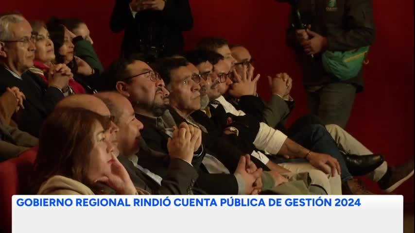 Cuenta Pública del Gobierno Regional en medio de denuncia
