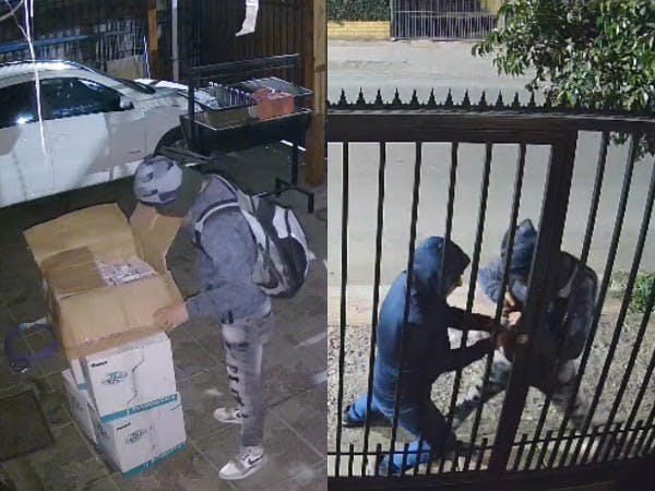 Empresa de tecnología sufre robo en Maipú: delincuentes botaron a patadas la puerta principal  